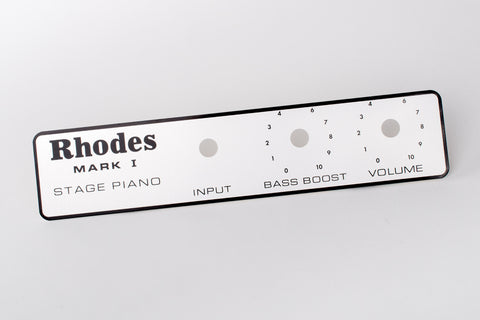 Rhodes Stage Piano Name Plate