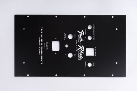 Fender Rhodes 4 Pin Suitcase Power Supply Faceplate