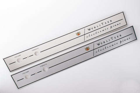 Wurlitzer 200 Series Name Plates